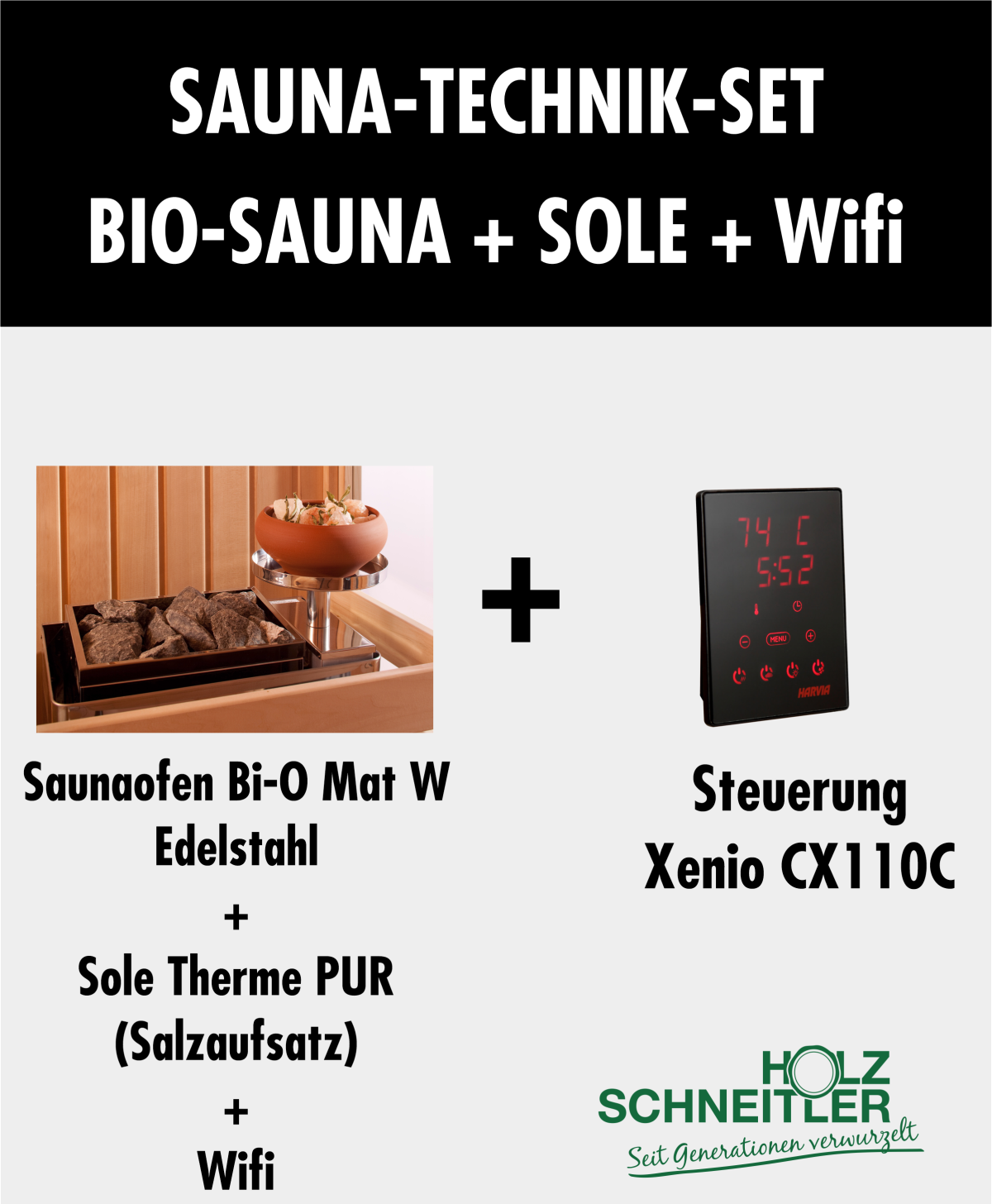 Sauna Set BIO sole wifi